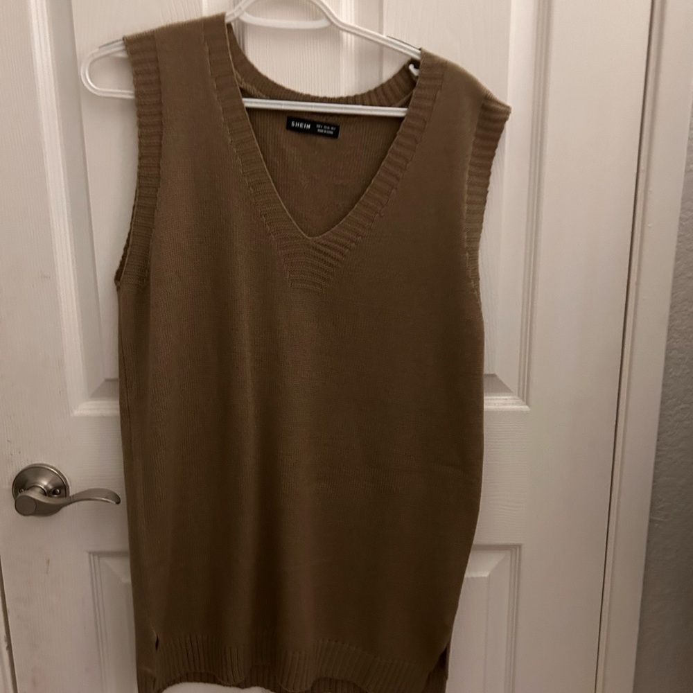 Sweater vest dress
